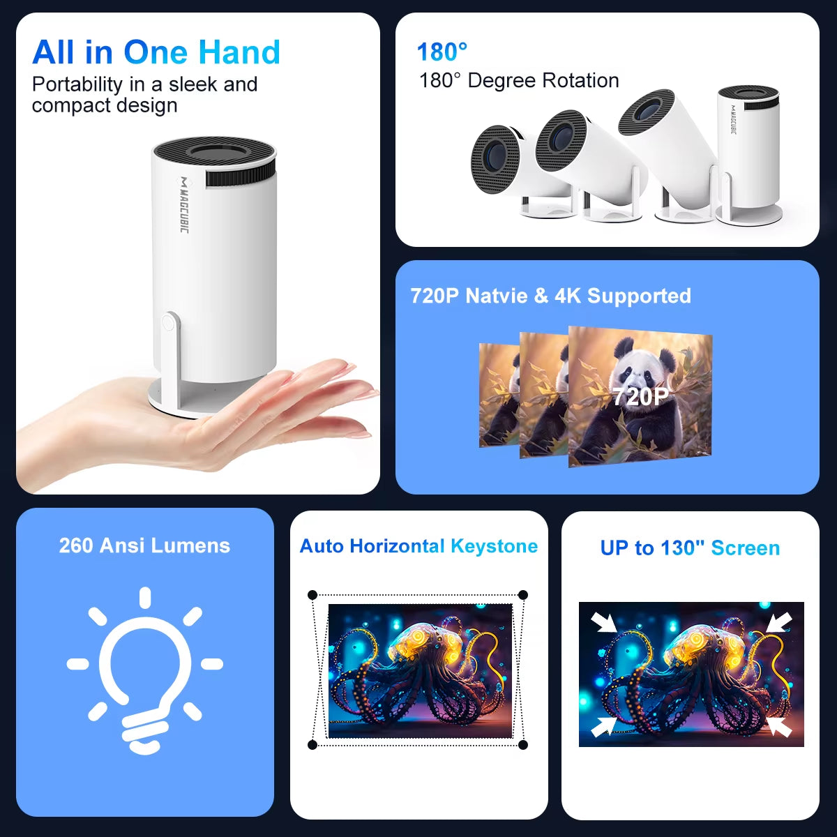 One Projector Android full HD 4K